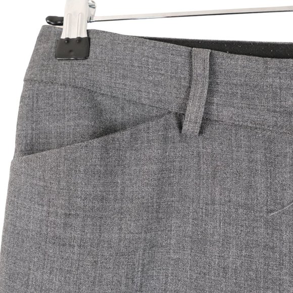 Express Design Studio Womens Gray Editor Career Dress Wide Leg Pants 6 - Picture 3 of 12